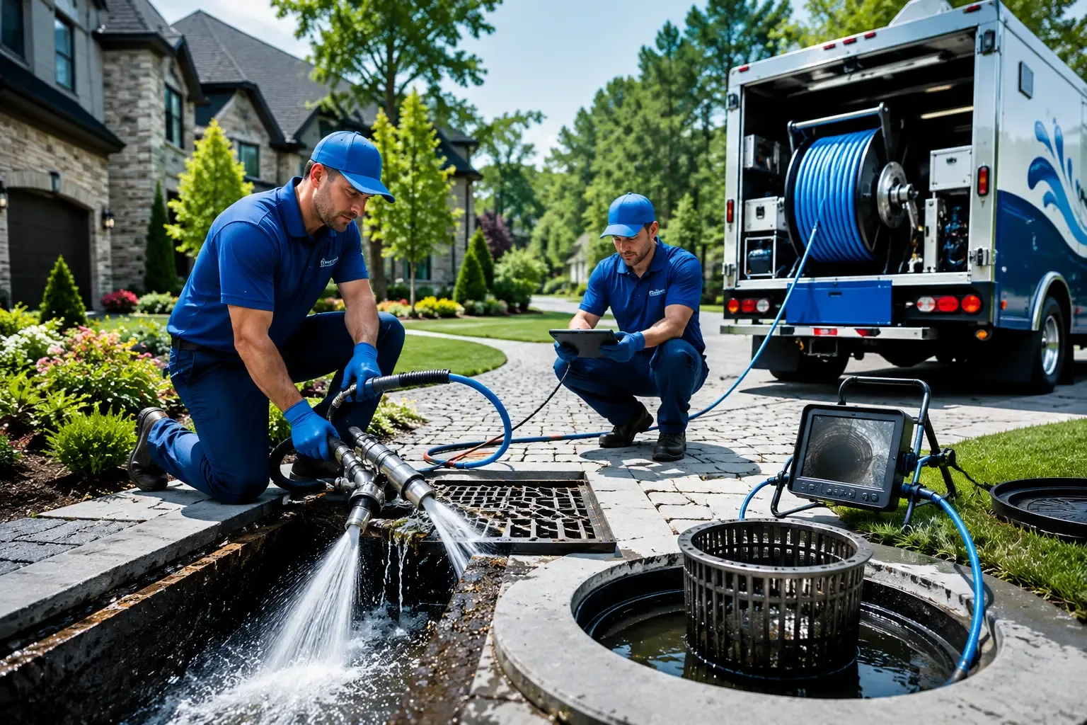 Local outdoor drain cleaning professionals in Woodstock, CT
